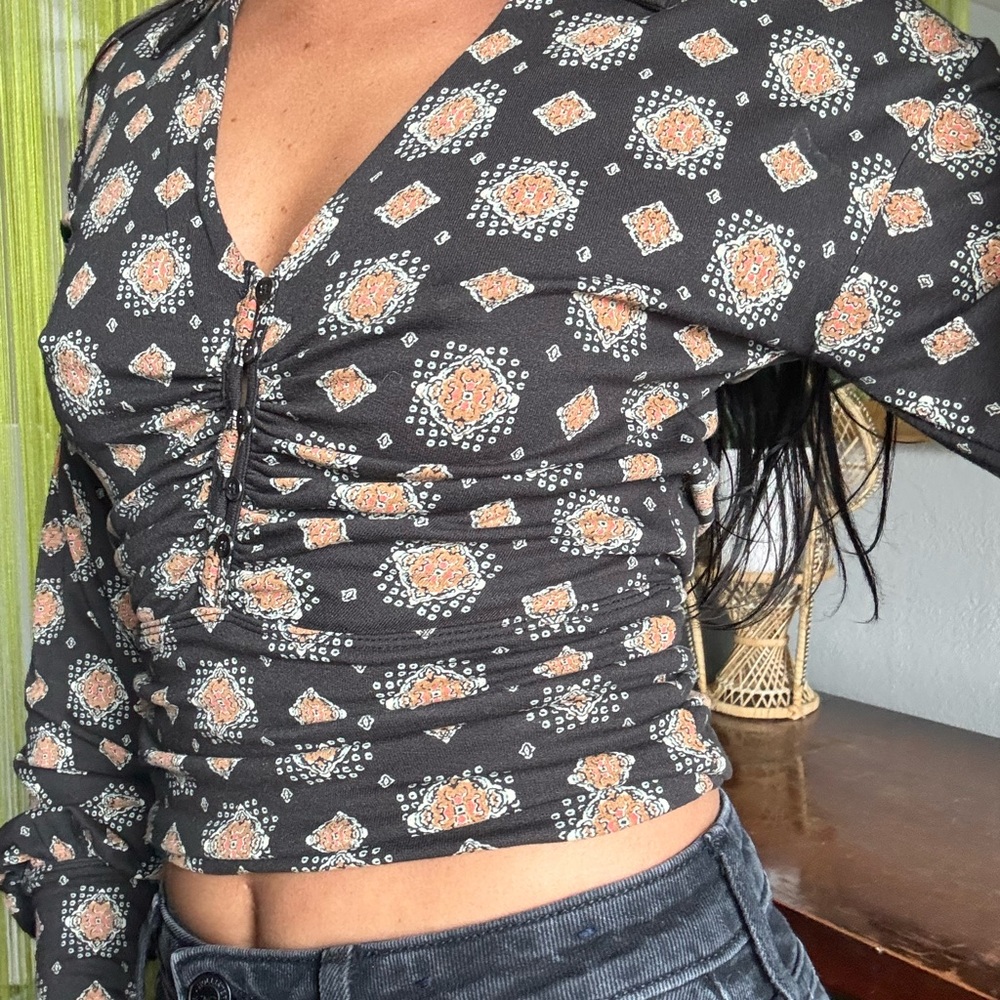 FREE PEOPLE collared blouse - Picture 6 of 15